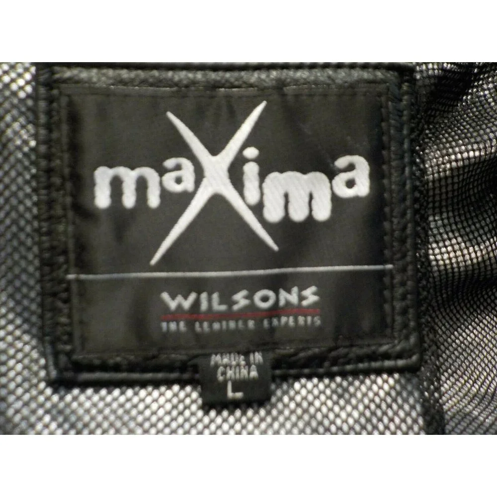 Vintage Wilson's Maxima Leather Jacket Full Thermal Lining